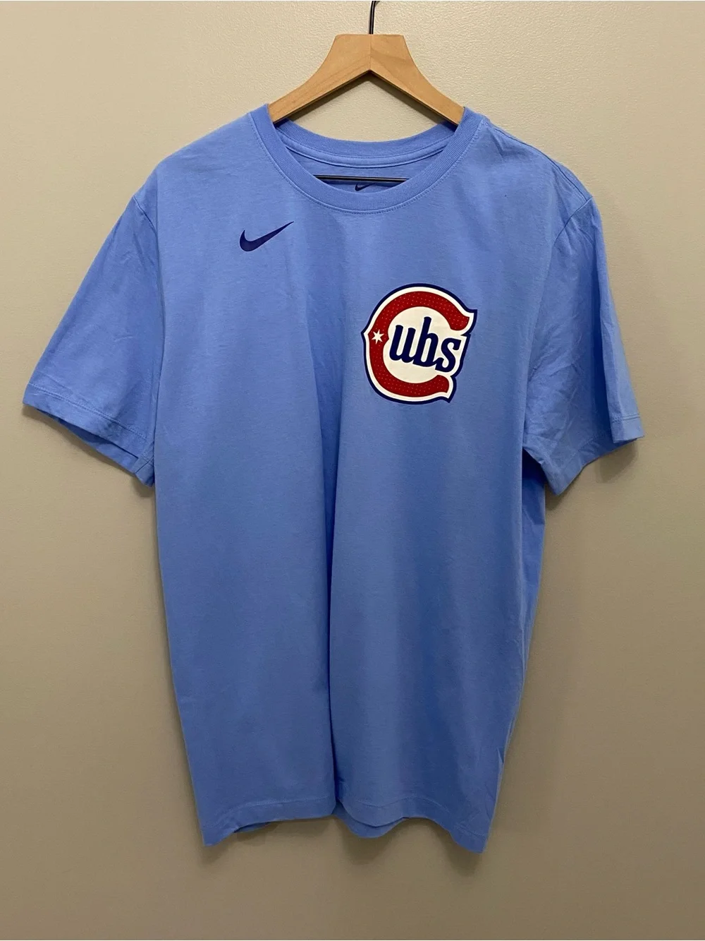 Nike Chicago Cubs Pete Crow-Armstrong Alternate Wordmark Shirt Mens L NWT